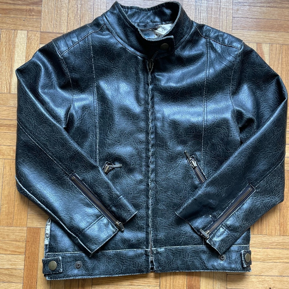 Girls’ Faux leather Jacket